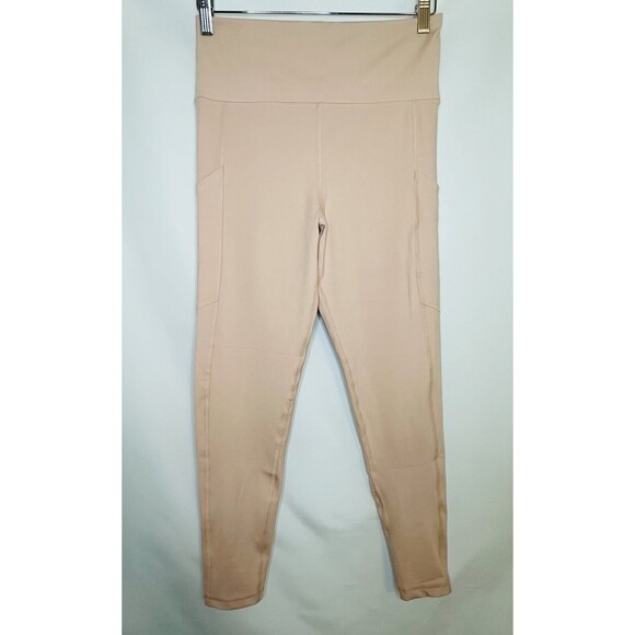 AMERICAN EAGLE The Everything Pocket Leggings Light Pink SIZE LARGE NWT - Picture 3 of 12